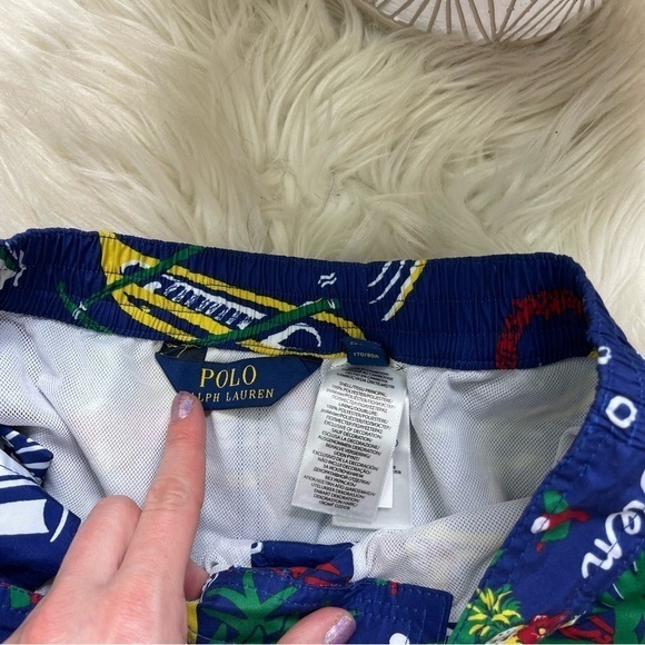 Polo Ralph Lauren Hawaiian Print Swim Trunks - Picture 6 of 7